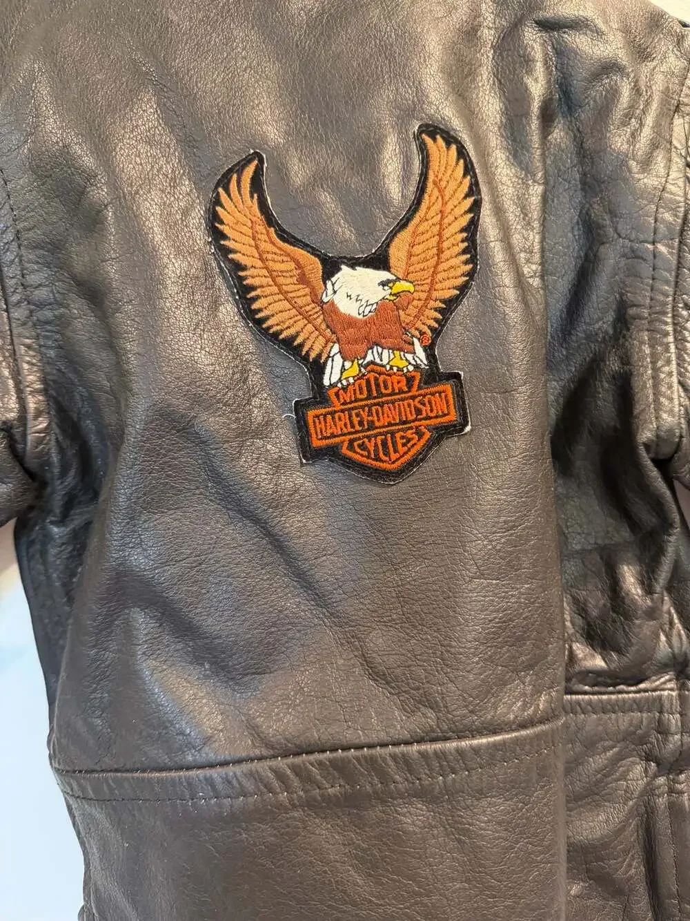 KIDS Diamond Leather Collection Lady Harley Leather Motorcycle Jacket